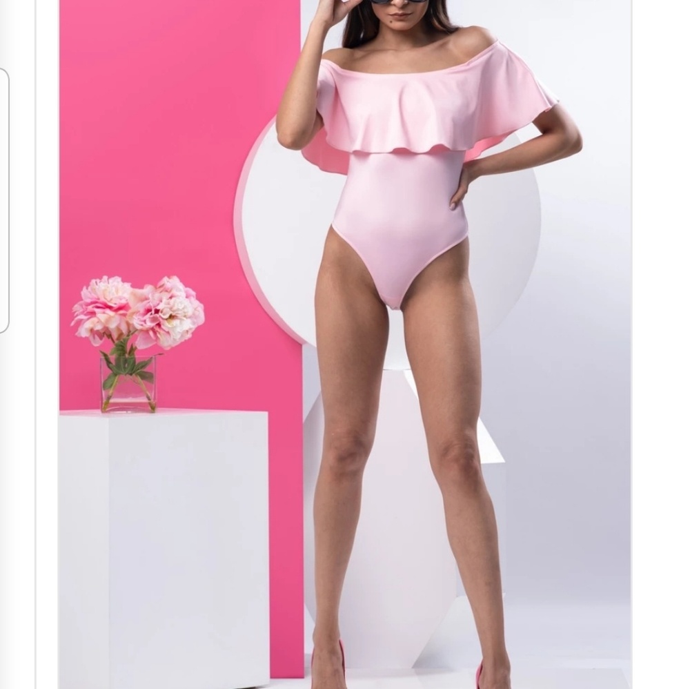 Pink bodysuit
